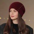 New Women Winter Hat Fashion Decorate Beanie Hat Warm Winter Cap For Female Casual Streetwear Knitted Hat