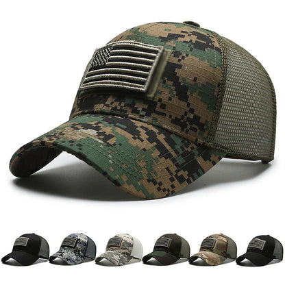 Unisex Mesh Baseball Cap – Breathable Embroidered Outdoor Summer Sun Hat