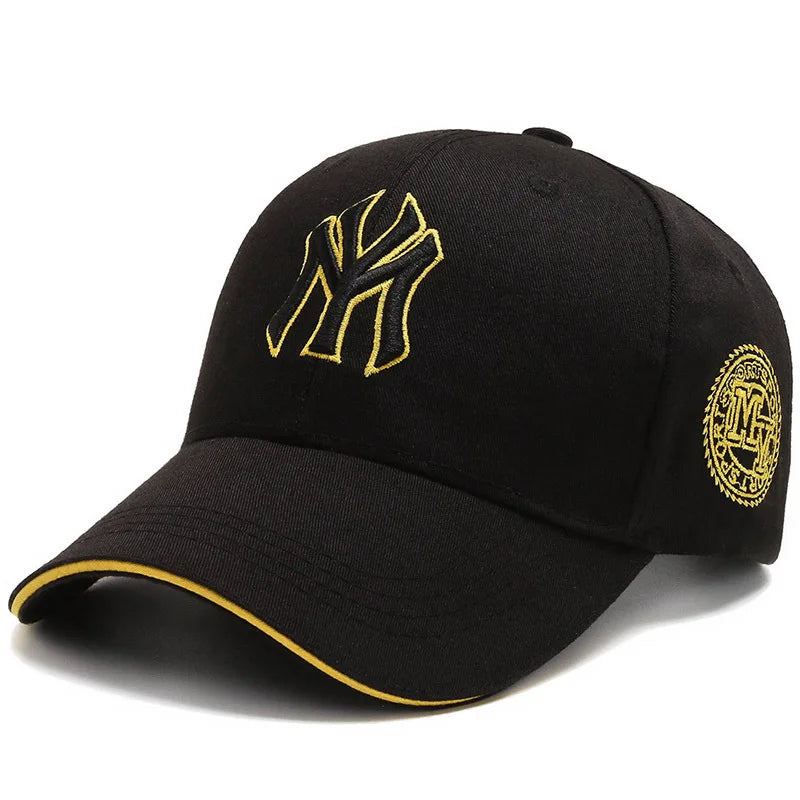 Fashion Letters MY Embroidery Baseball Cap For Women Men Cotton Unisex-Teens Snapback Flat Bill Hip Hop Tide Hats Visors Sun Hat