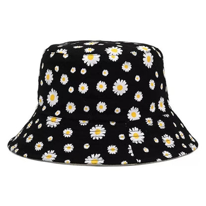 Hot Sale Unisex Bucket Hats Summer Double-sided Wear Fruit Printing Women Cap Outdoor Sun Hat Men Classic Panama Bucket Hat