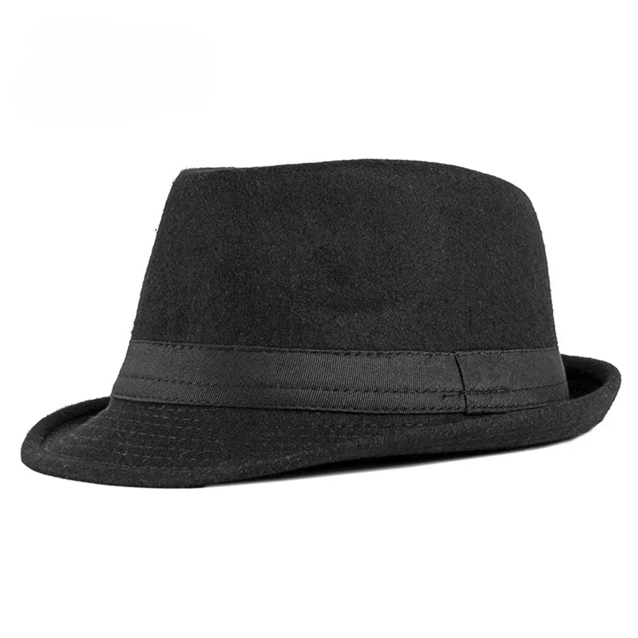 Spring Summer Wool Wedding Hat for Mid-Aged Men Couple Fashion Autumn Winter Party Plaid Luxury Design Jazz Hat Fedora Hat Women