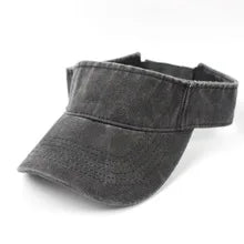 New Summer Visors Denim Baseball Cap Women Outdoor Empty Top Sport Sun Hat for Golf Hiking Tennis Running Male Sunscreen Cap