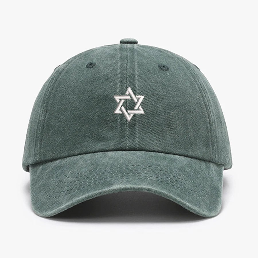 Embroidered Star Of David Men Baseball Cap Adjustable Quick Dry visors Versatile Fashion Snapback Caps Women trucker cap