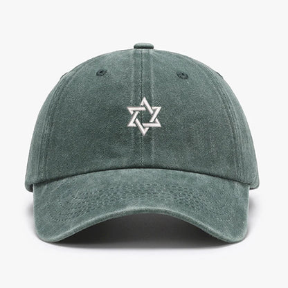 Embroidered Star Of David Men Baseball Cap Adjustable Quick Dry visors Versatile Fashion Snapback Caps Women trucker cap