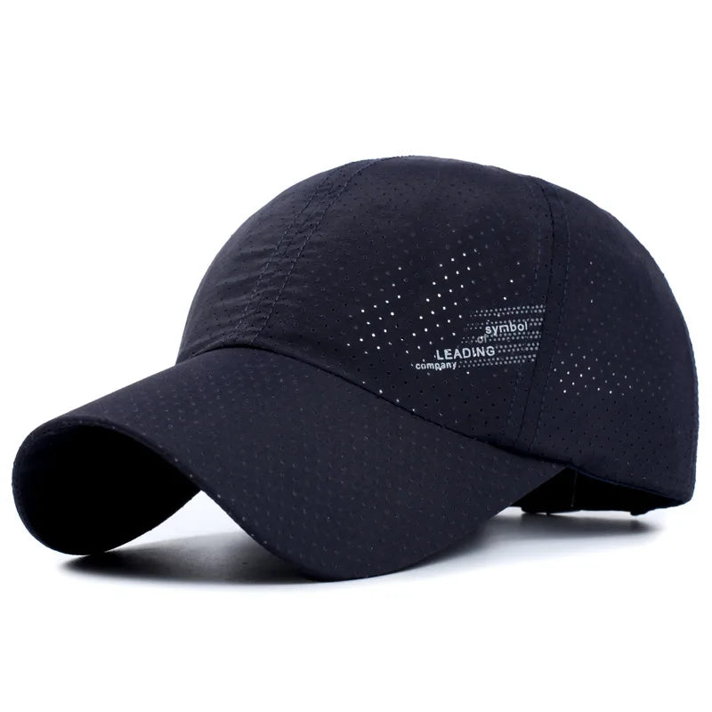 Men’s Quick Dry Breathable Mesh Baseball Cap for Outdoor Sports Hiking Fishing Golf Adjustable Hat
