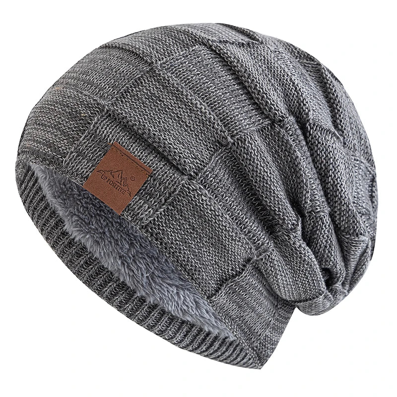 Hot Sale Women Winter Hats Fashion Slouchy Warm Beanie Female UP POSITIVE Brand Multicolor Mixing Color Design Streetwear Cap