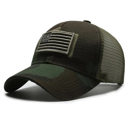 Unisex Mesh Baseball Cap – Breathable Embroidered Outdoor Summer Sun Hat