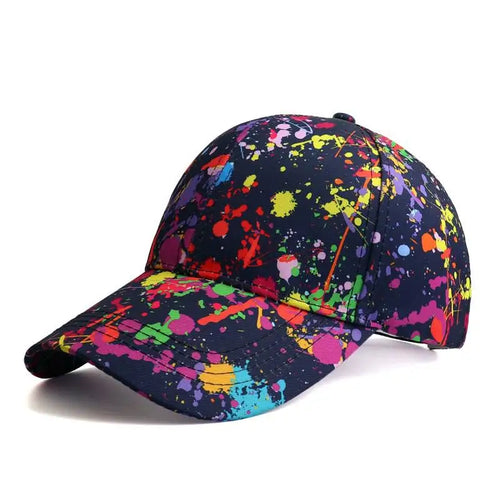 Baseball Cap Women Graffiti Print Adjustable Outdoor Snapback Hats for Men and Women Casquette Spring Summer Sun Hat Casual