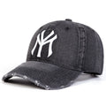 Unisex Letter Embroidery Cowboy Baseball Caps Spring and Autumn Outdoor Adjustable Casual Hats Sunscreen Hat