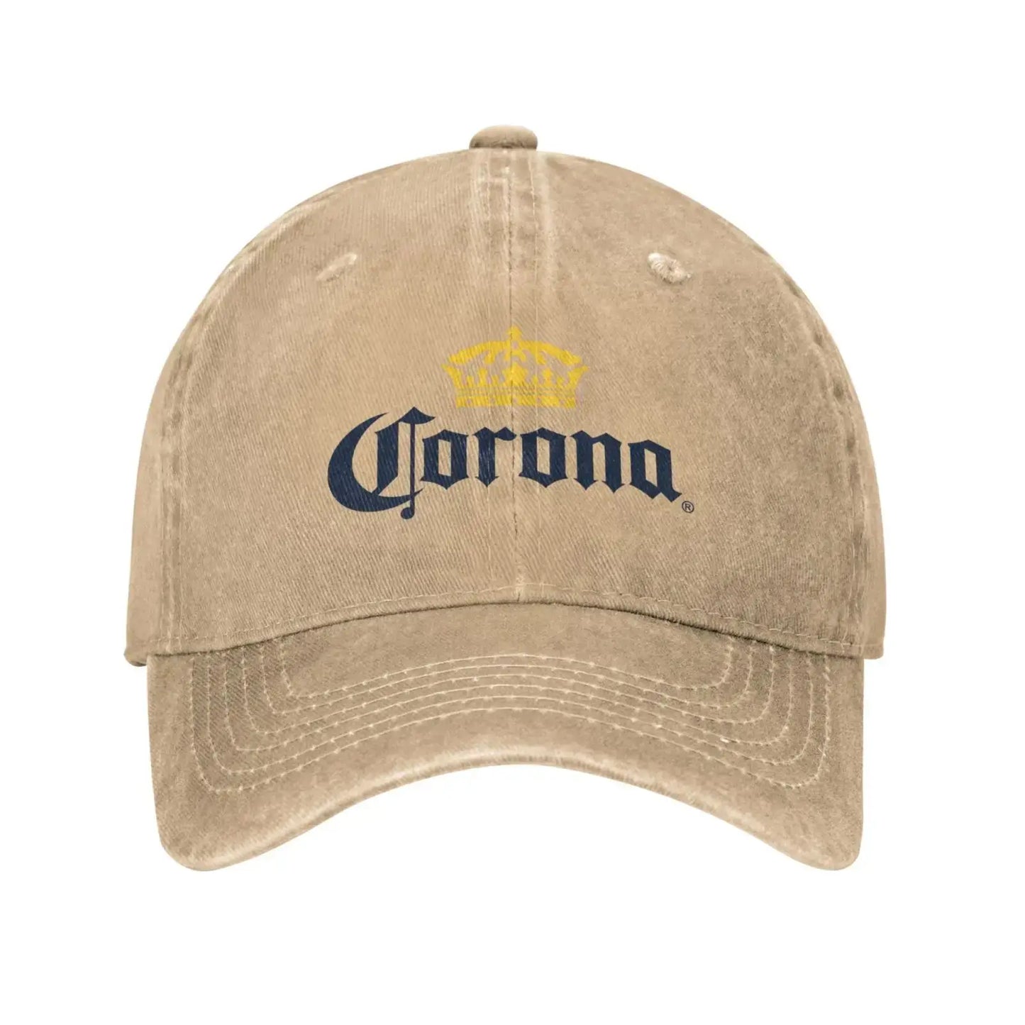 Corona Baseball Cap Classic Beer-print Cowboy Hat Unisex Teens Trucker Dad Hat Sunshade Running Hippie Snapback Cap Casual
