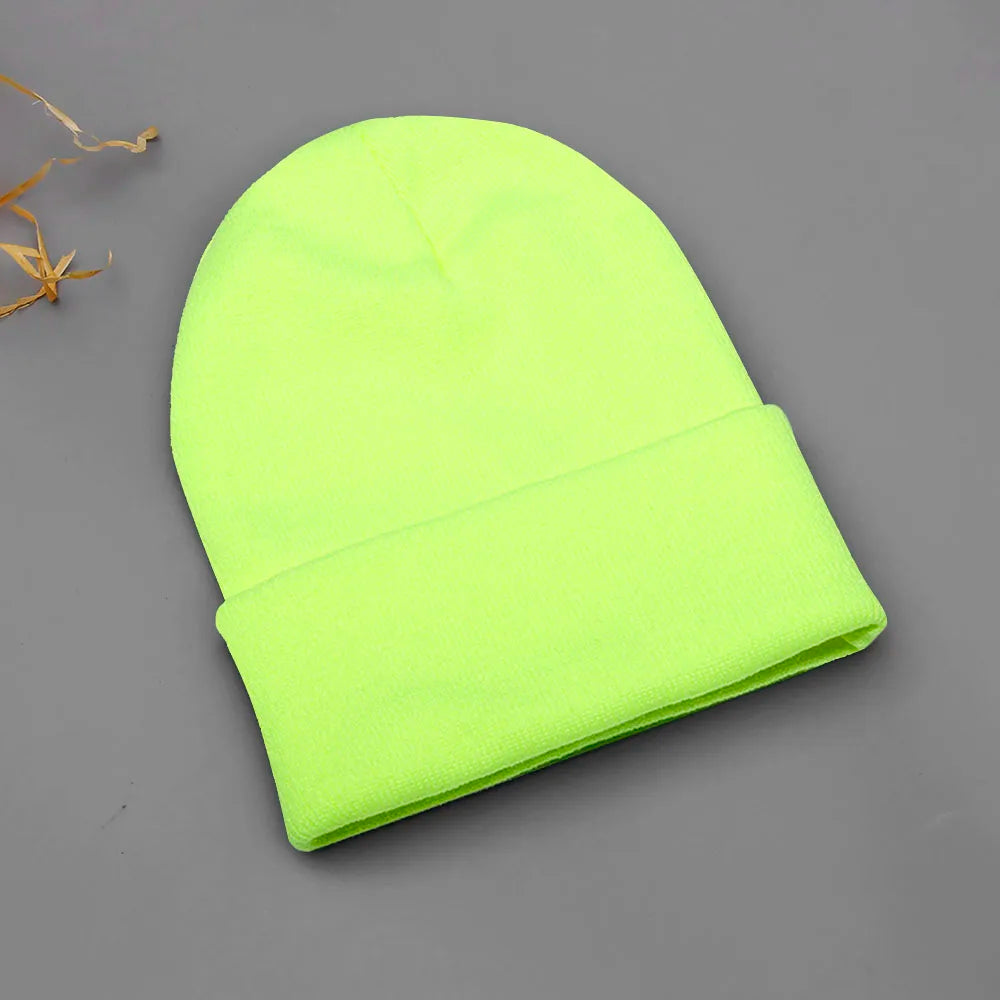 24 Colors Unisex Beanie Hat for Men Women Winter Knit Caps Soft Ski Hats