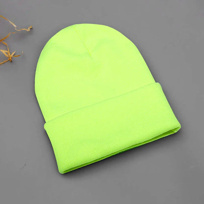 24 Colors Unisex Beanie Hat for Men Women Winter Knit Caps Soft Ski Hats