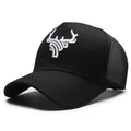 Unisex Animal Antlers Embroidery Baseball Net Caps Spring and Summer Outdoor Adjustable Casual Hats Sunscreen Hat