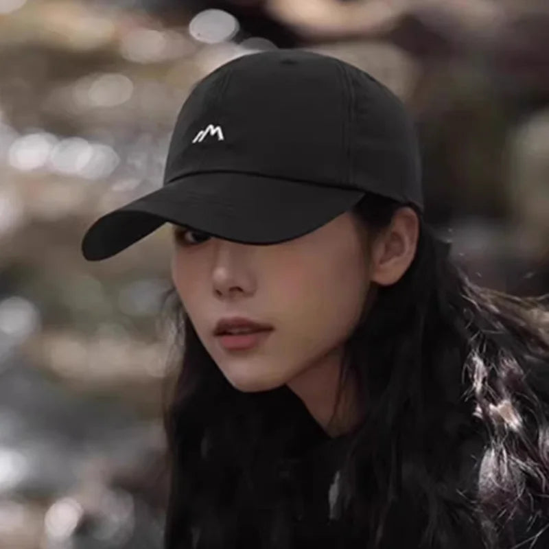 Waterproof Breathable Baseball Cap Solid Color Summer Sports Golf Sun Hat Unisex Casual Dad Hats For Women & Men