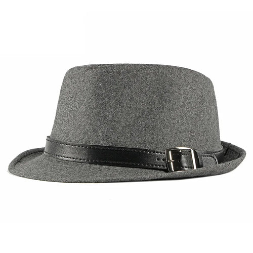 British Retro Jazz Hat Men's Autumn New Black Gentleman Hat Hip-hop Rivet Top Hat Women's Performance Hats