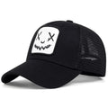 Unisex Baseball Cap Smile Face Patch Pattern Caps Men Women Summer Trucker Hat