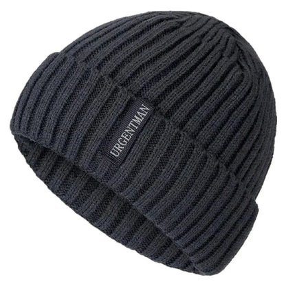 Hot Sale Premium Warm Winter Hat Stylish Plush Fur Lined Thick Cozy Beanie Hat Outdoor Casual Knitted Hats For Men & Women