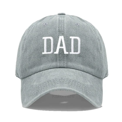 DAD MOM Embroidery Pure Cotton Men's Baseball Cap For Man  Womne's Fashion Sport Golf Caps Sun Hat Dropshipping
