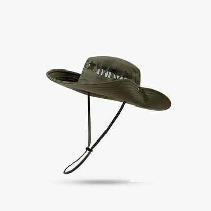 Summer Hats For Men Women Unisex Cowboy Hat Big Brim Fishing Hat Outdoor Fisherman Cap Sunscreen Mountaineering Hiking Sun Hat