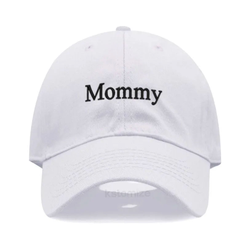 Daddy & Mommy Embroidery Baseball Cap for Men & Women Unisex Soft Washed Cotton Baseball Hats For Father's Mother's Day Gifts