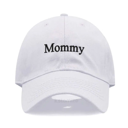 Daddy & Mommy Embroidery Baseball Cap for Men & Women Unisex Soft Washed Cotton Baseball Hats For Father's Mother's Day Gifts