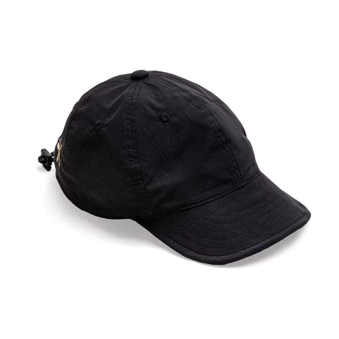 Unisex Short Brim Quick-Dry Baseball Cap – Lightweight Breathable Golf Sports Sun Hat for Summer Outdoor Use