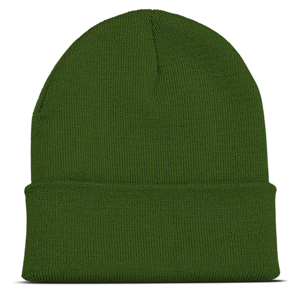 Personalized Custom Beanies Hats with Embroidery Text Logo for Men Women Warm Winter Knitted Cuff Beanie Cap Dropshipping