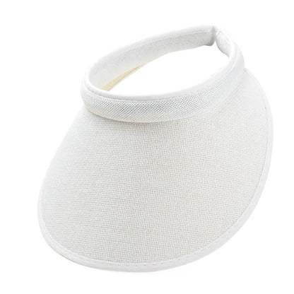 Fashion Summer Empty Top Sun Hat Women's Casual Adjustable Sun Visor Caps Girls Boy Outdoor Sea Beach Trip Cap Casquette