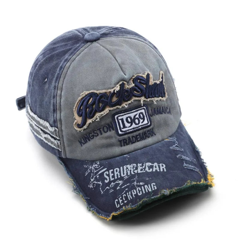 Washed Denim 1969 Embroidery Baseball Caps For Women Men High Quality Sports Hats Summer Hat Vintage Visors Snapback Hip Hop Cap