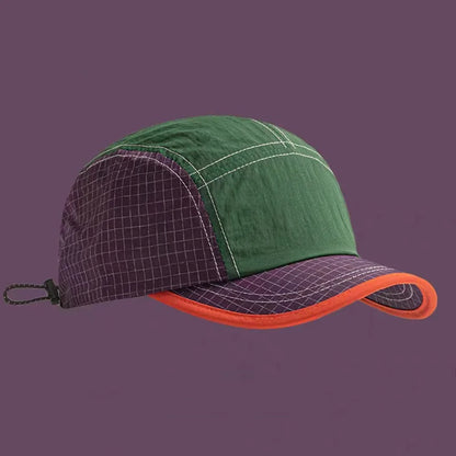A Men'S Short-Brim Cap, New Summer Style, Breathable And Quick-Drying Baseball Hat, Lightweight Soft-Top Duckbill Cap for Women