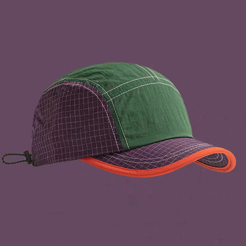 A Men'S Short-Brim Cap, New Summer Style, Breathable And Quick-Drying Baseball Hat, Lightweight Soft-Top Duckbill Cap for Women