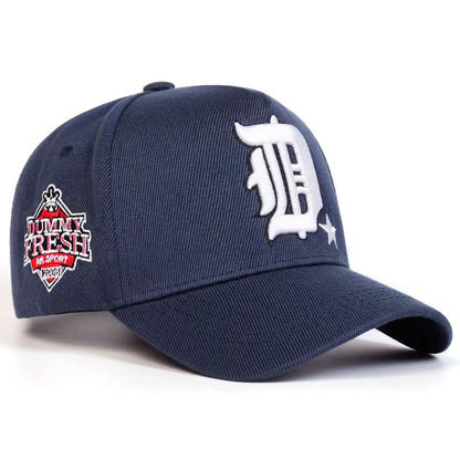 Unisex D Letter Embroidery Side DUMMY FRESH Baseball Caps Spring Autumn Outdoor Adjustable Casual Hats Hip Hop Hat Sunscreen Hat