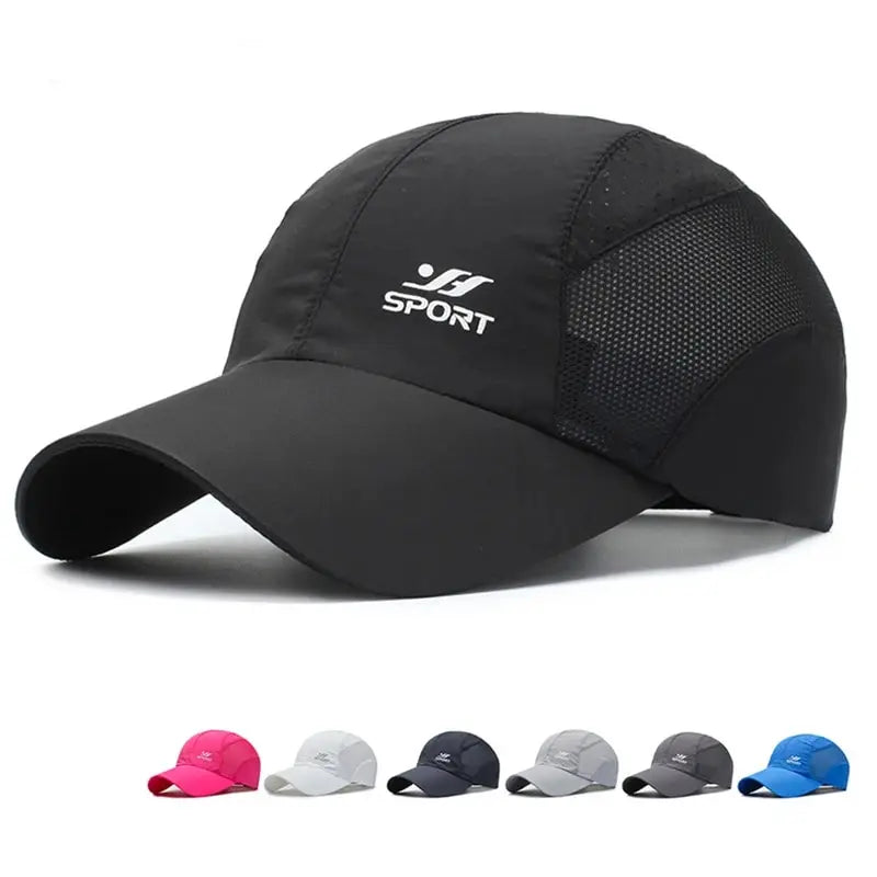 Men’s Quick Dry Mesh Baseball Cap Breathable Outdoor Sports Sun Protection Hat