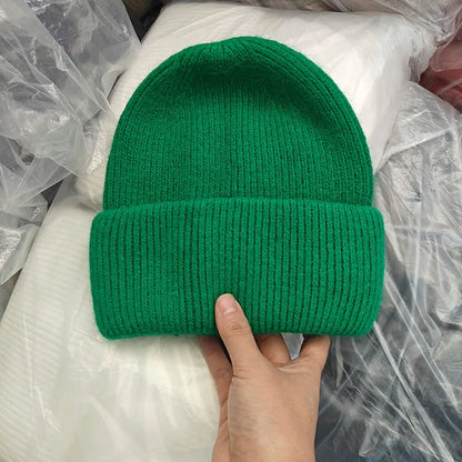 Winter Hats For Women Men Unisex Beanies Luxury Rabbit Fur Thermal Hat Soft Thick Keep Warm Casual Bonnet Baggy Cap New