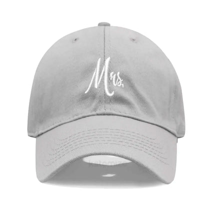 Matching Mr. & Mrs. Baseball Cap Men's Women's Cotton Embroidery Sport Golf Caps Bridal Gift Newlywed Honeymoon Wedding Gift