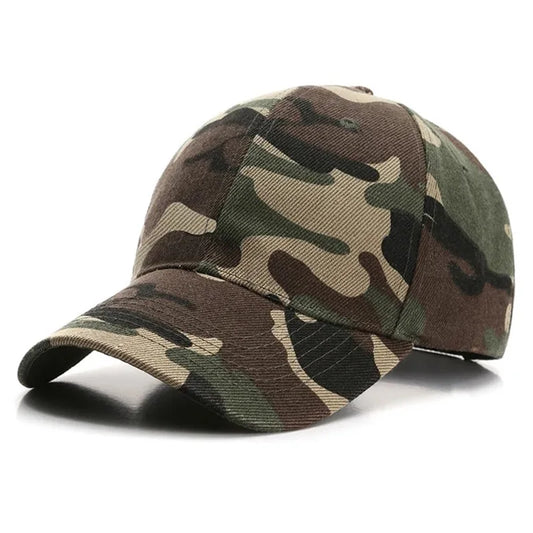 Unisex Camouflage Baseball Cap Classic Dark Green Dad Hat Breathable Adjustable Tactical Hats For Women Men