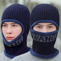 Fashion Cool Men Autumn Winter Warm Thick Beanies Cap Hat Male Multifunction Snood Scarf Knitted Cap Hat For Men