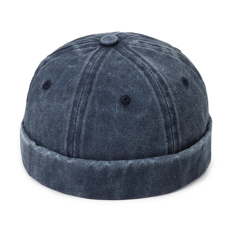 Street-style Soft-top Washed Hip-hop Cap - Unisex & Versatile Farmer's Hat