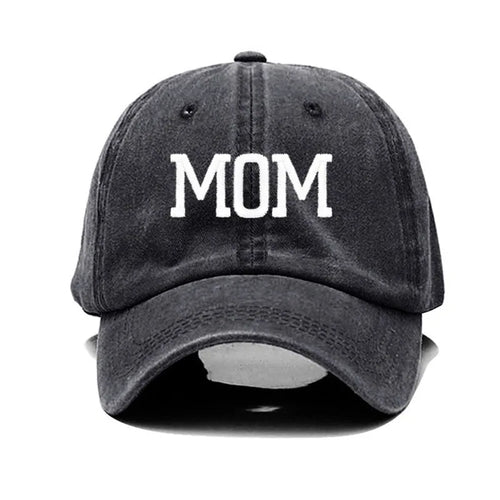 DAD MOM Embroidery Baseball Cap Fashion Women Men Hat Sport Visors Snapback Cap Sun Hat Breathable Outdoor Caps