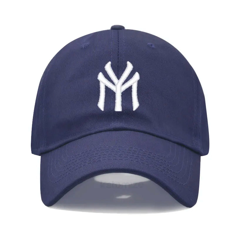 Letter MY Embroidery Baseball Cap Women Men Adjustable Soft Washed Cotton Sports Dad Hat  Spring Summer Protection Sun Hats