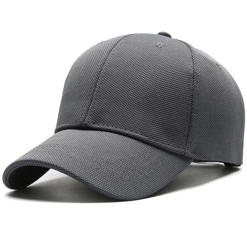 Pineapple Cloth Simple Baseball Cap Men's Casual Fashionable Sunshade Hat Women's Duckbill Cap Large Head Cover
