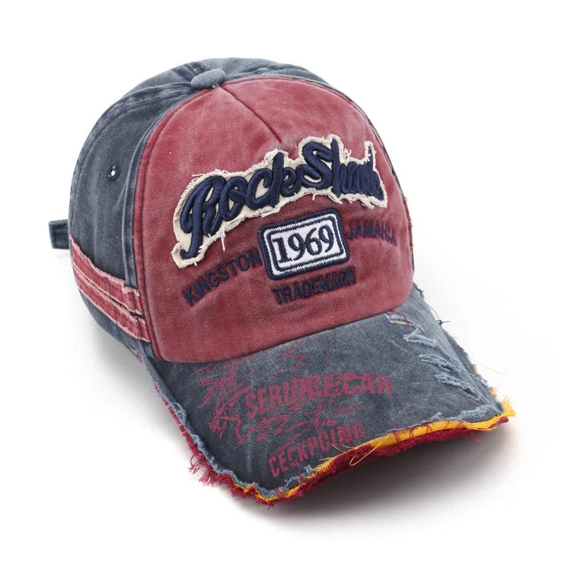Washed Denim 1969 Embroidery Baseball Caps For Women Men High Quality Sports Hats Summer Hat Vintage Visors Snapback Hip Hop Cap