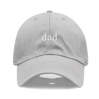 New dad mom Embroidery Soft Cotton Baseball Cap Fashion Women Men Hat Sport Visors Snapback Cap Sun Hat Breathable Outdoor Caps