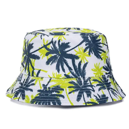 Unisex Bucket Cap Fruit Printing Hats Summer Double-sided Wear Man Women Cap Outdoor Sun Hat Classic Casual Panama Bucket Hat