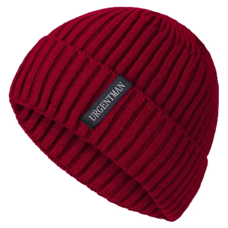 Hot Sale Premium Warm Winter Hat Stylish Plush Fur Lined Thick Cozy Beanie Hat Outdoor Casual Knitted Hats For Men & Women