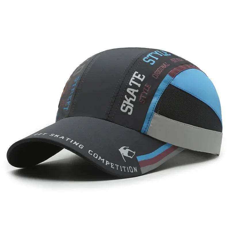 Unisex Quick Dry Baseball Cap Breathable Outdoor Sports Visor Adjustable Sun Hat