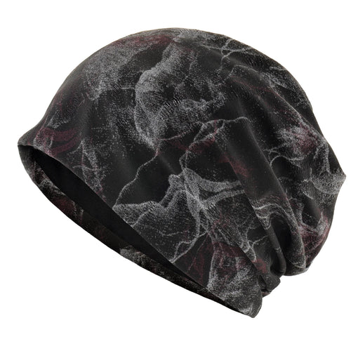 Unisex Chinese-Style Marbled Print Beanie Hat Men Women Loose Style Slouchy Bonntet Cap Spring Autumn Outdoor Casual Sport Hats