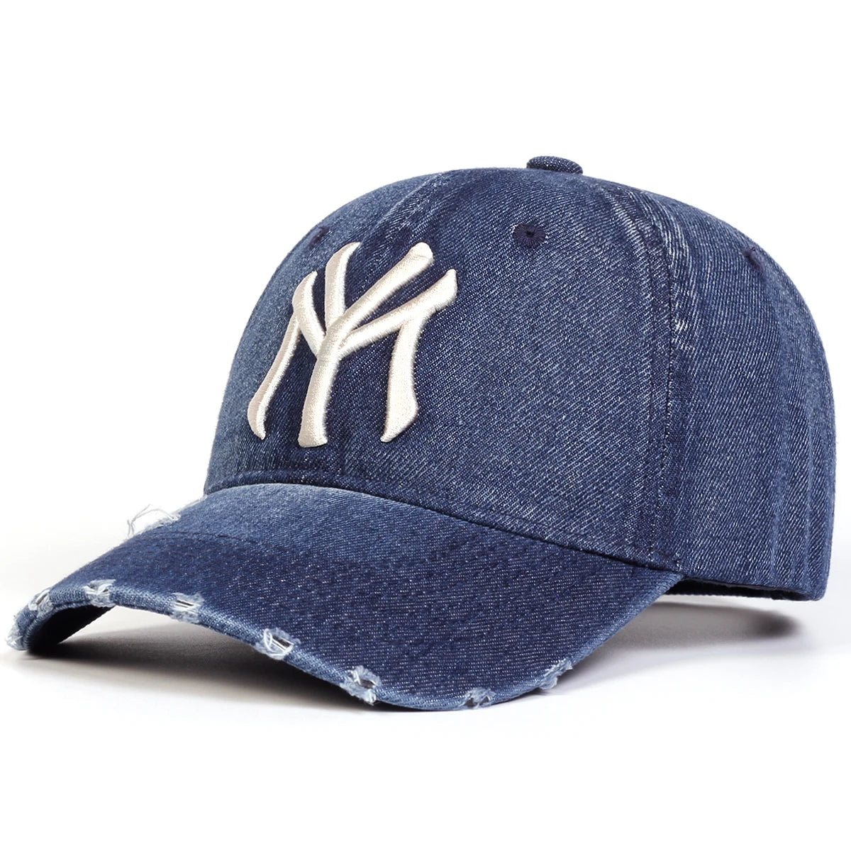 Unisex Letter Embroidery Cowboy Baseball Caps Spring and Autumn Outdoor Adjustable Casual Hats Sunscreen Hat