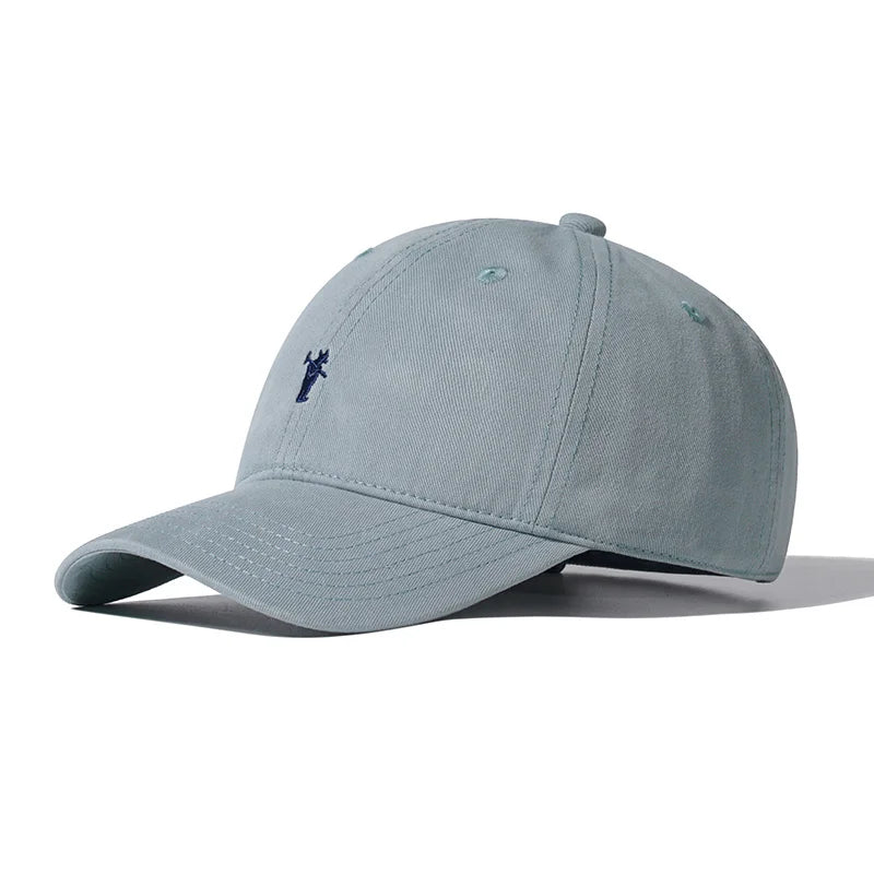 Unisex Cotton Baseball Cap – Simple Farmer Embroidery Casual Adjustable Sun Hat