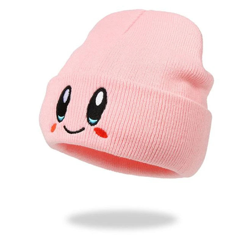 Hot Sale Cute Eye Embroidery Beanie Trendy Candy Color Couple Beanies Casual Coldproof Knit Hats For Women & Men